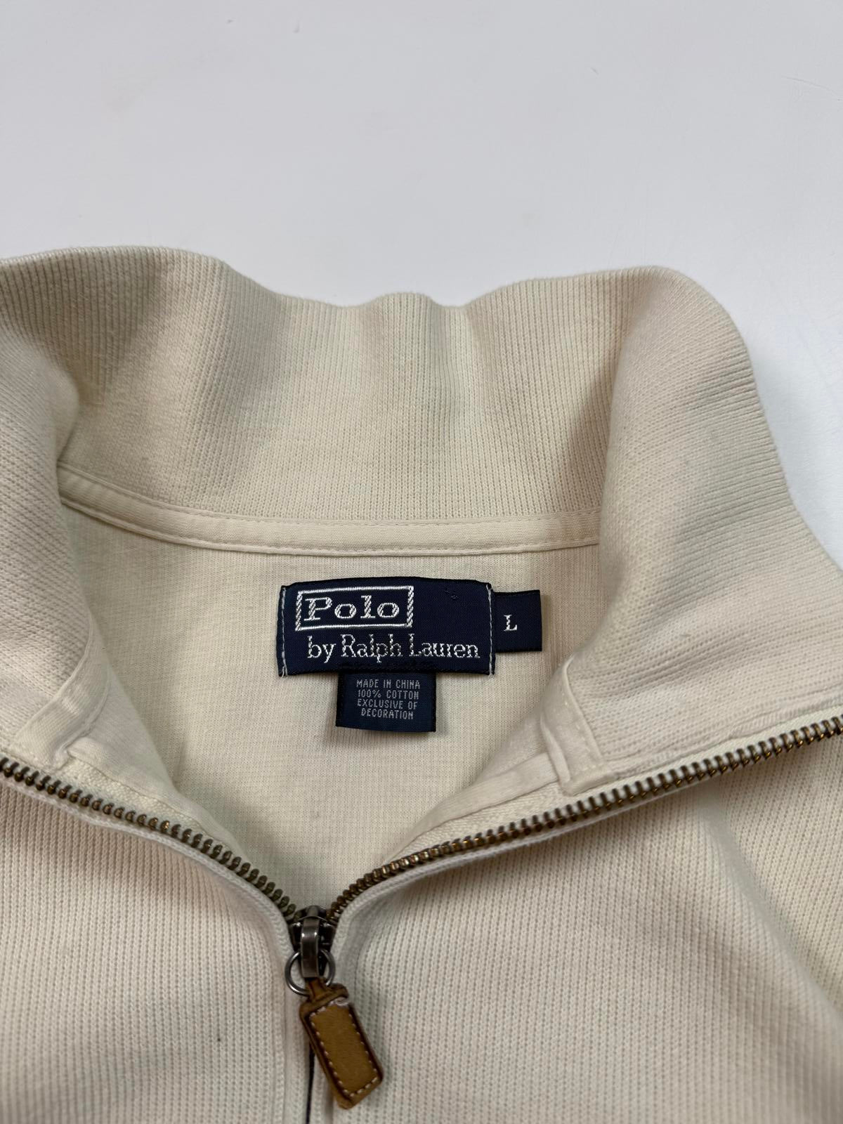 Vintage Polo Ralph Lauren quarter zip sweatshirt (L)