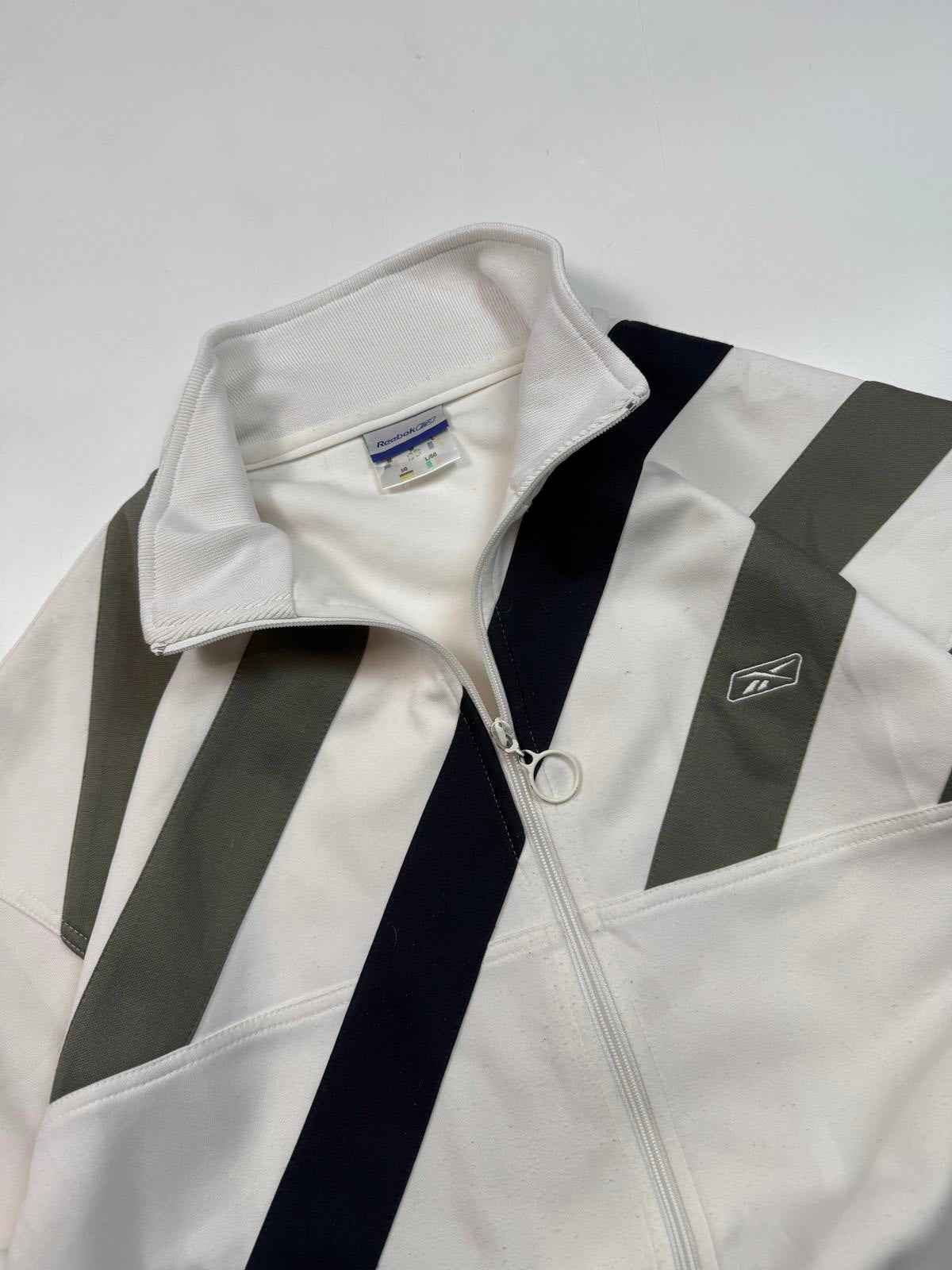 Vintage Reebok striped track top (M)