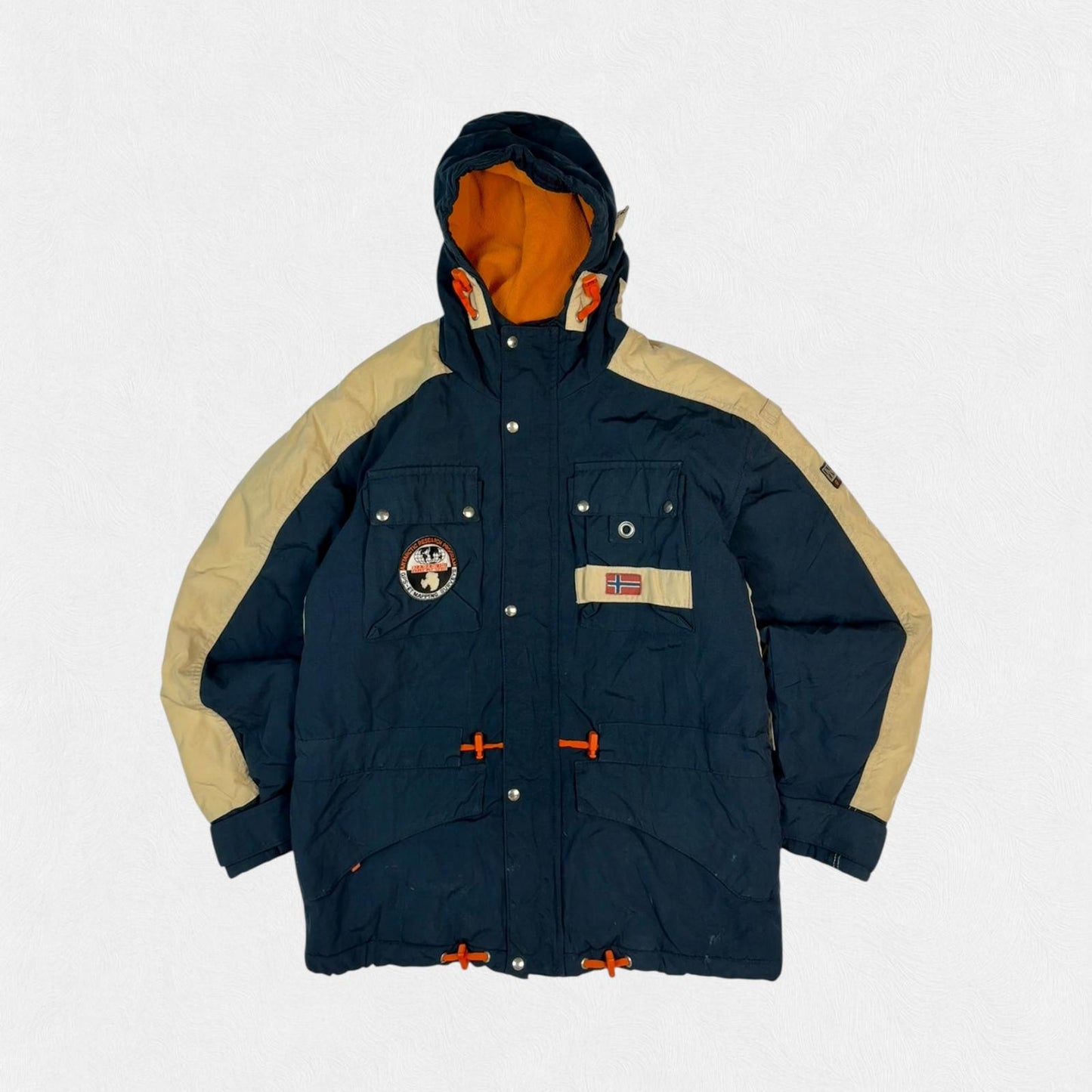 Vintage Napapijri geographic outdoor jacket