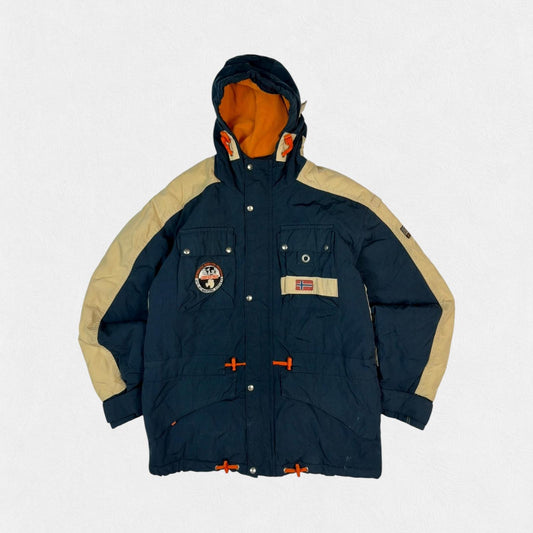 Vintage Napapijri geographic outdoor jacket