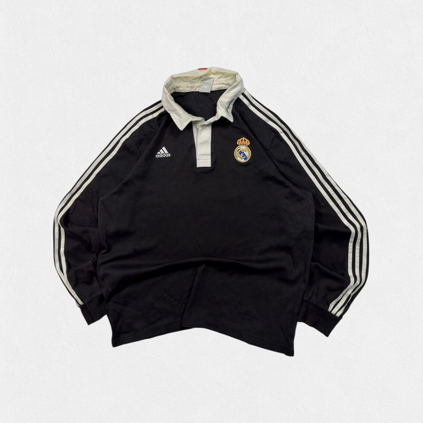 Vintage Real Madrid 2004/05 Adidas football rugby polo shirt (L)