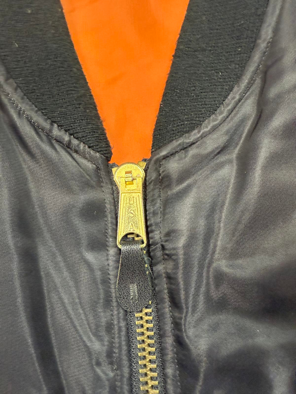 Vintage MA-1 Military bomber jacket (L)