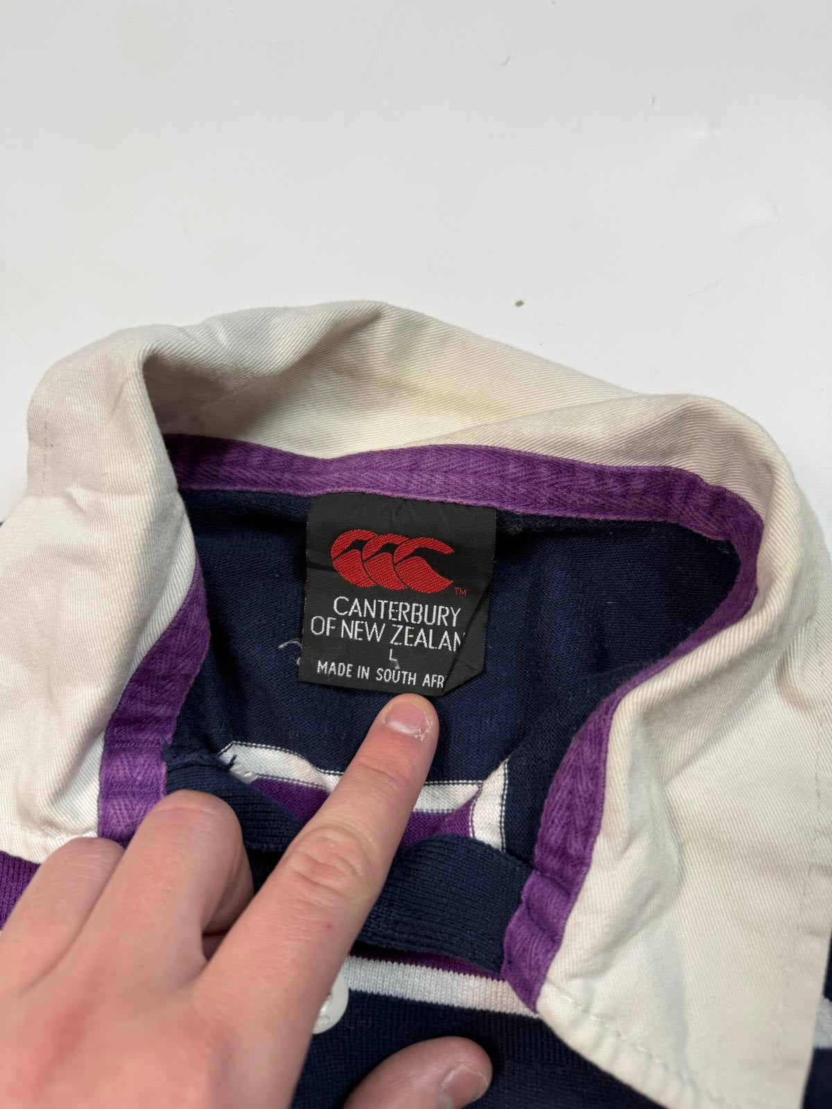 Vintage Scotland 2000-02 Canterbury rugby union shirt (L)