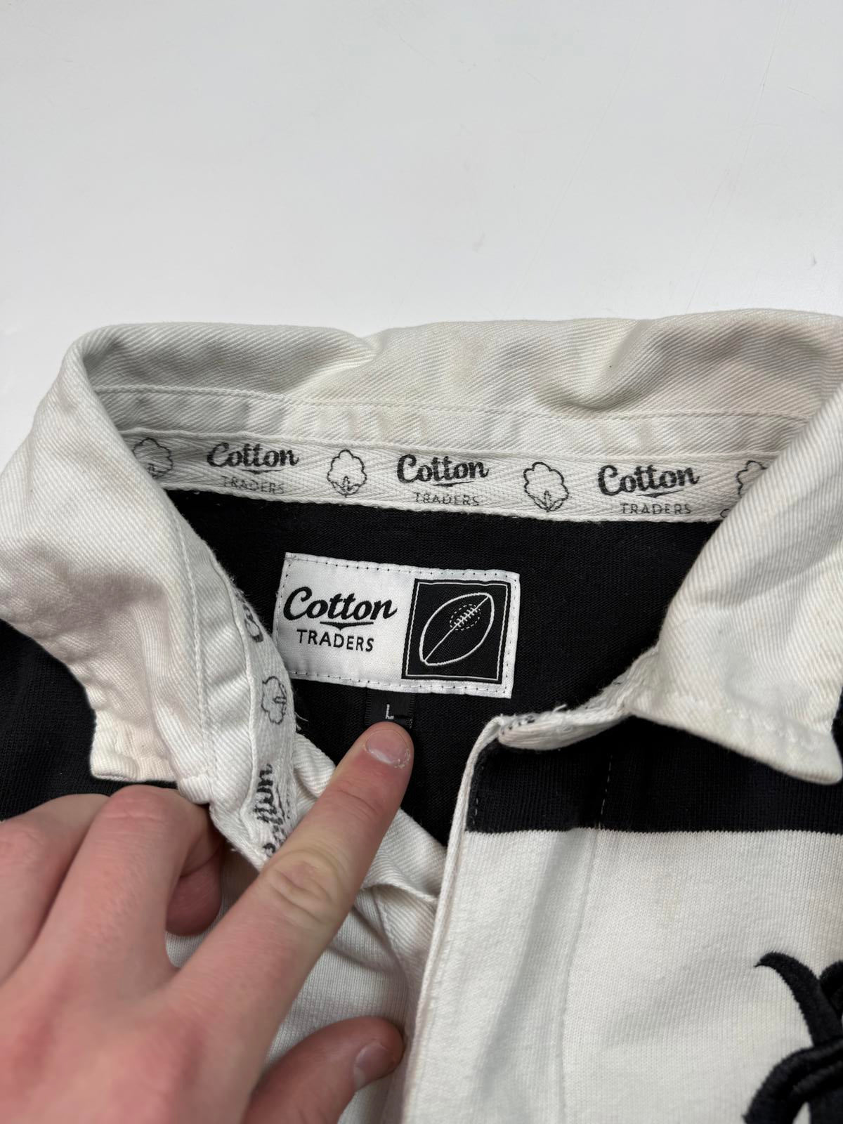 Vintage Barbarians 2009 cotton traders rugby union shirt (L)