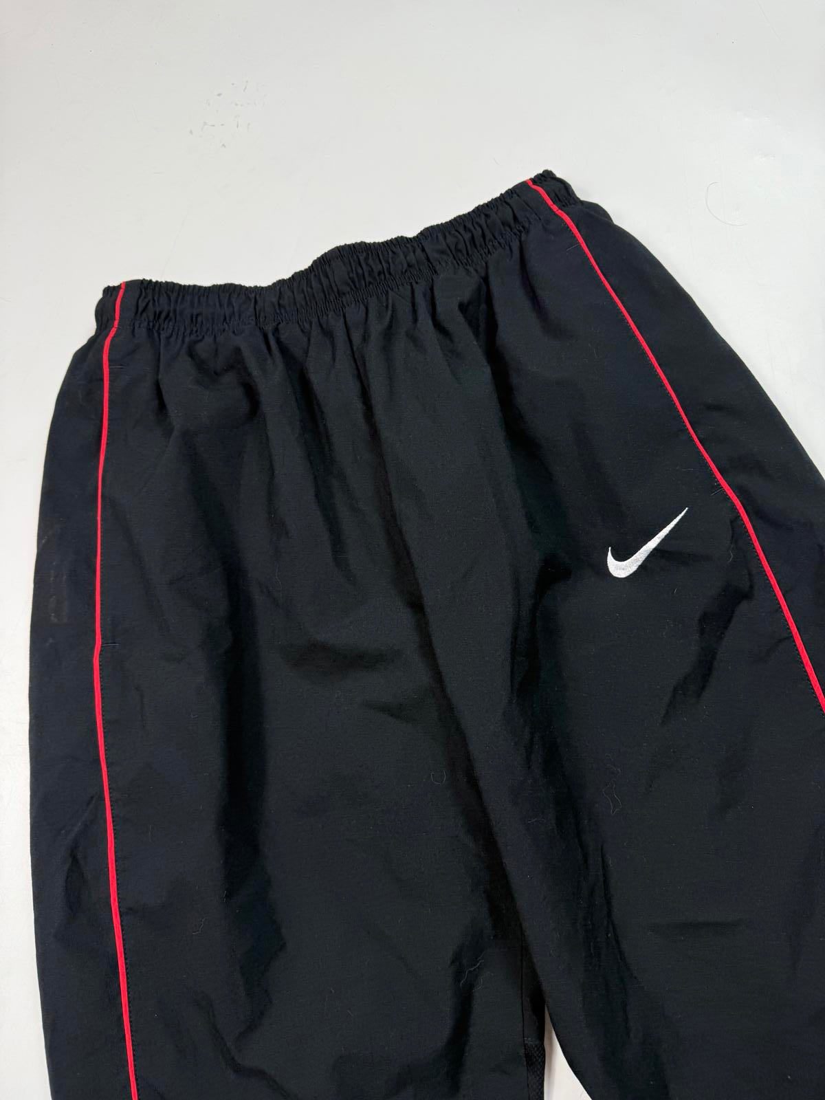 Vintage Nike side stripe baggy track pants (L)