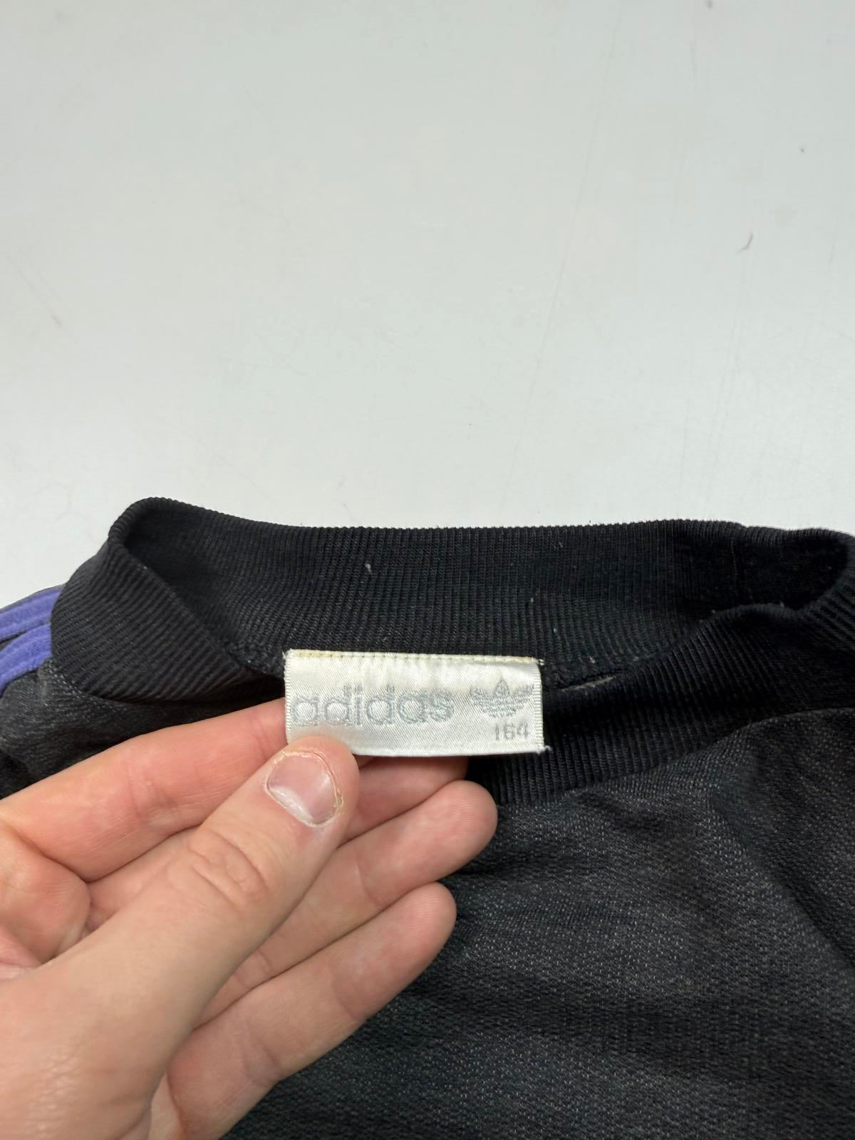 Vintage 90s Adidas originals colour block sweatshirt (XS)