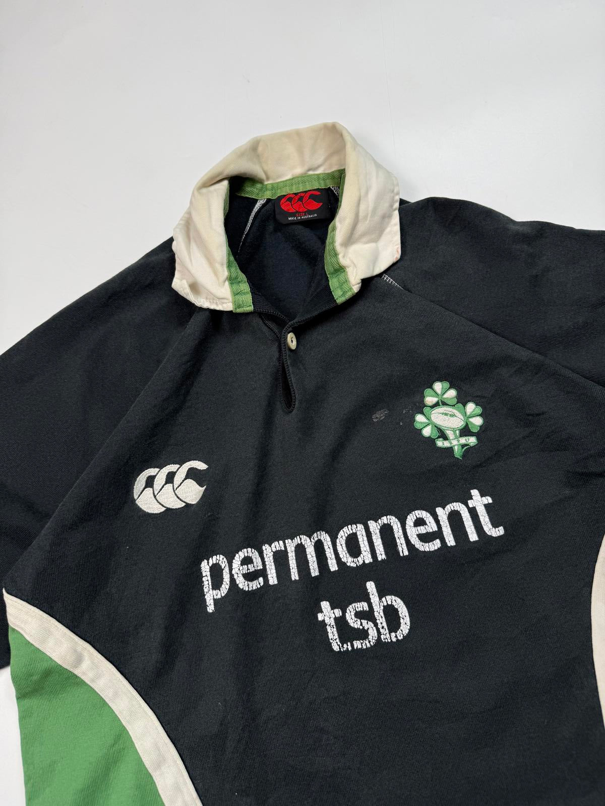 Vintage Ireland 2002-04 Canterbury rugby shirt (L)