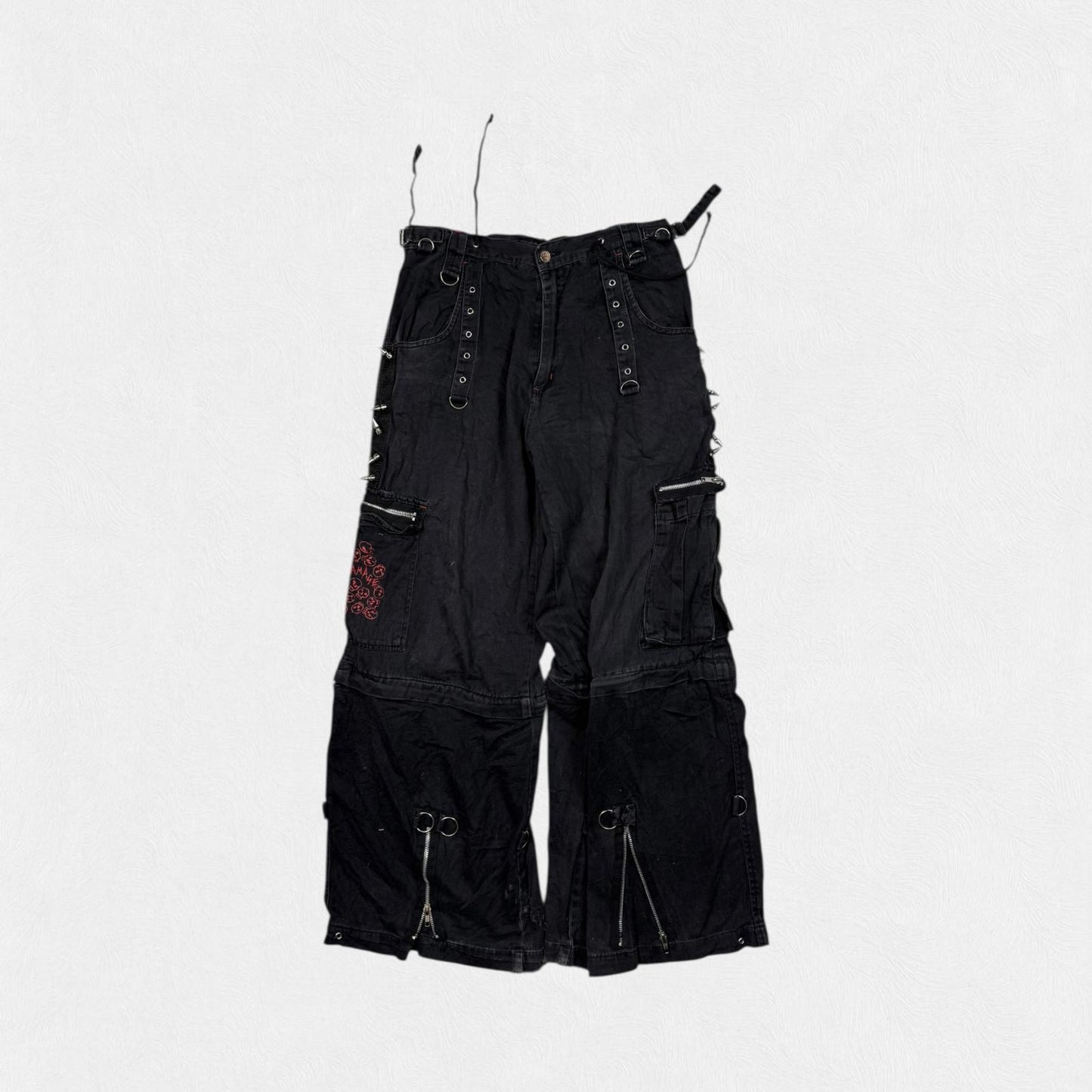 Vintage Criminal damage goth punk baggy Jeans (W32)