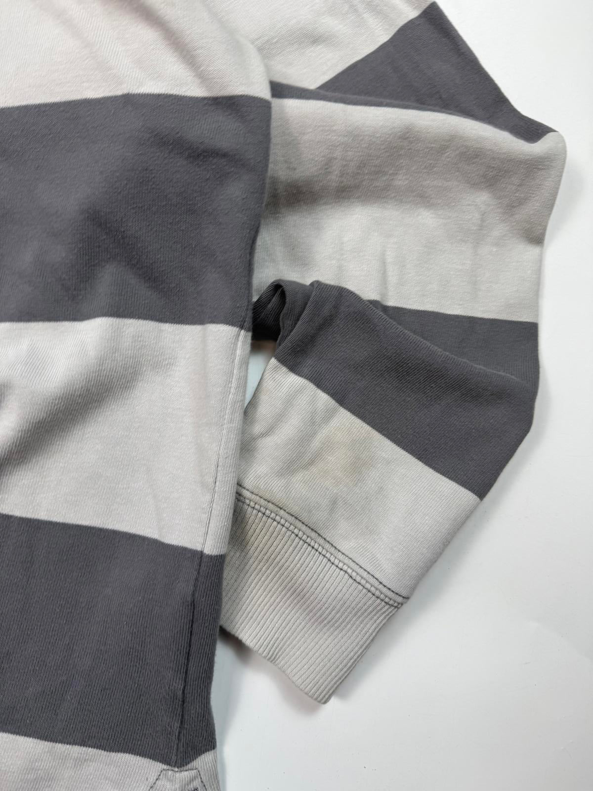 Vintage Nike striped rugby polo shirt (XL)