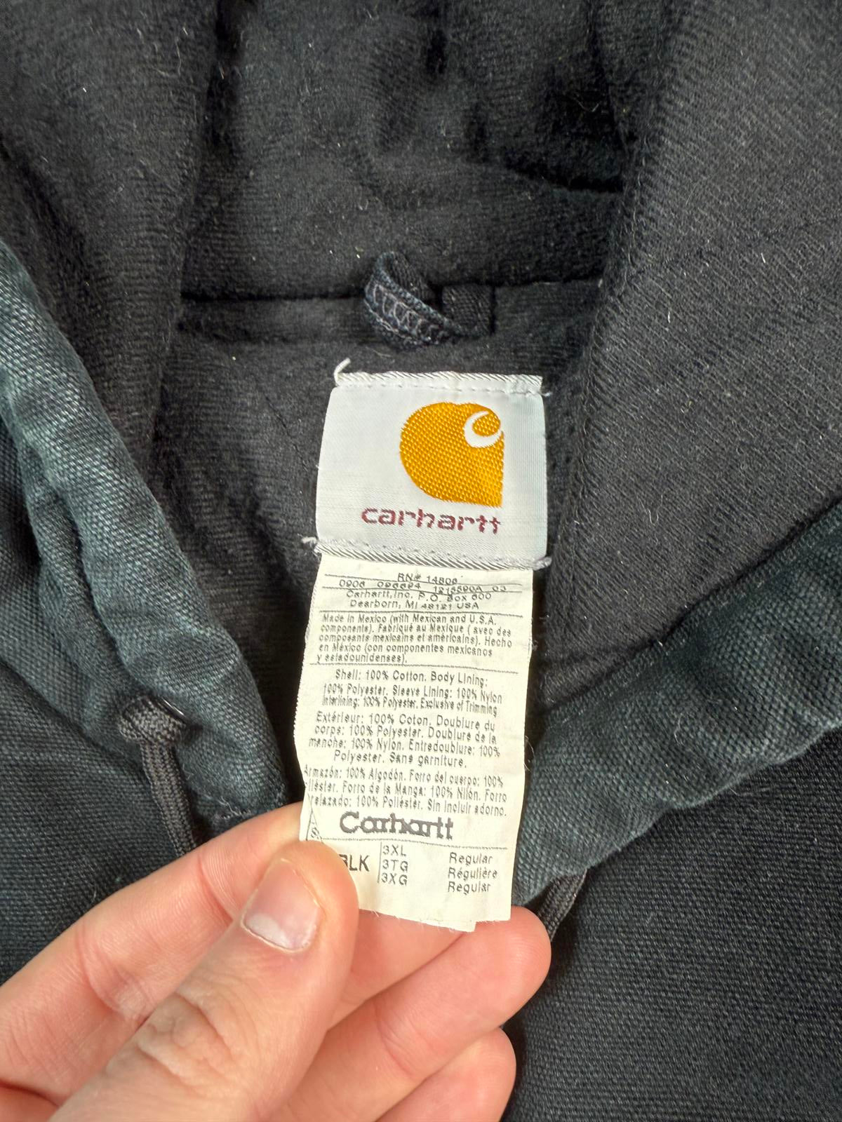 Vintage Carhartt workwear hooded active jacket (3XL)