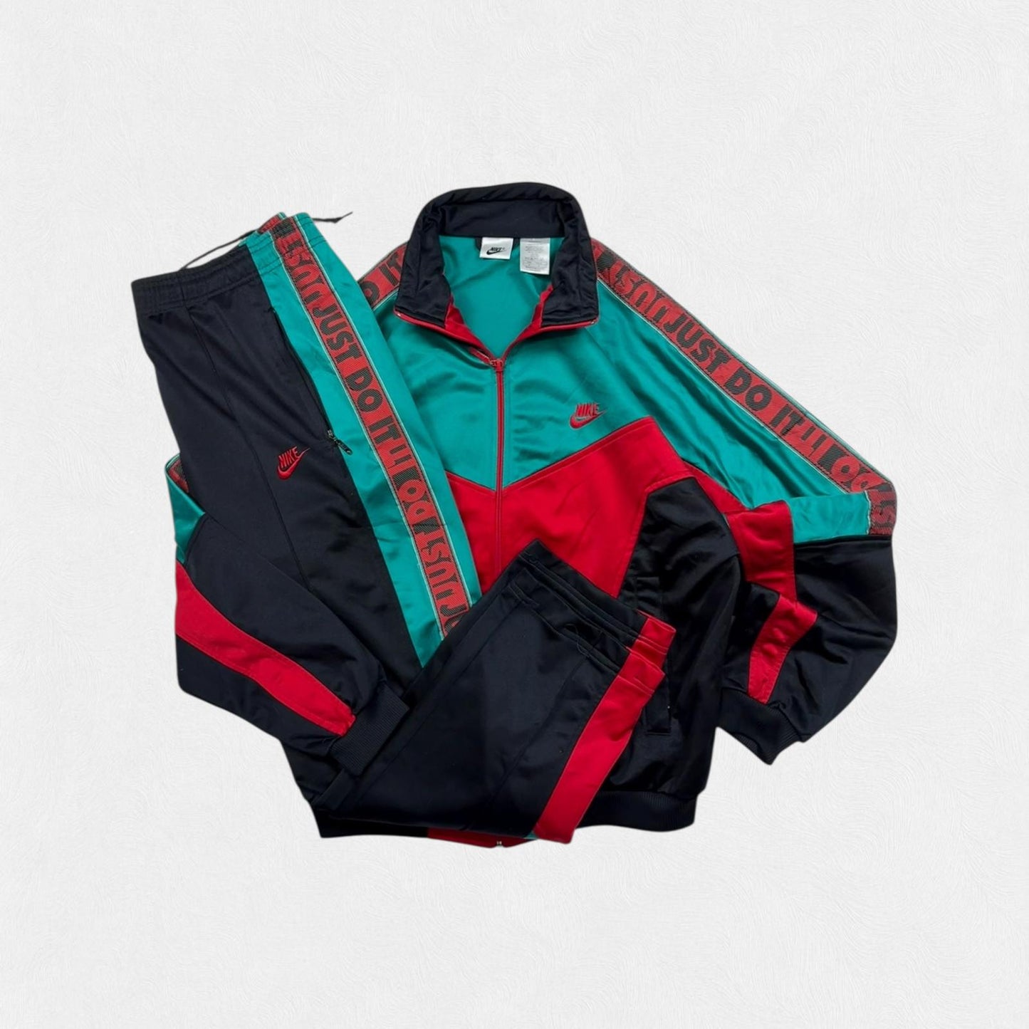 Vintage 90s Nike colour block tracksuit (M)