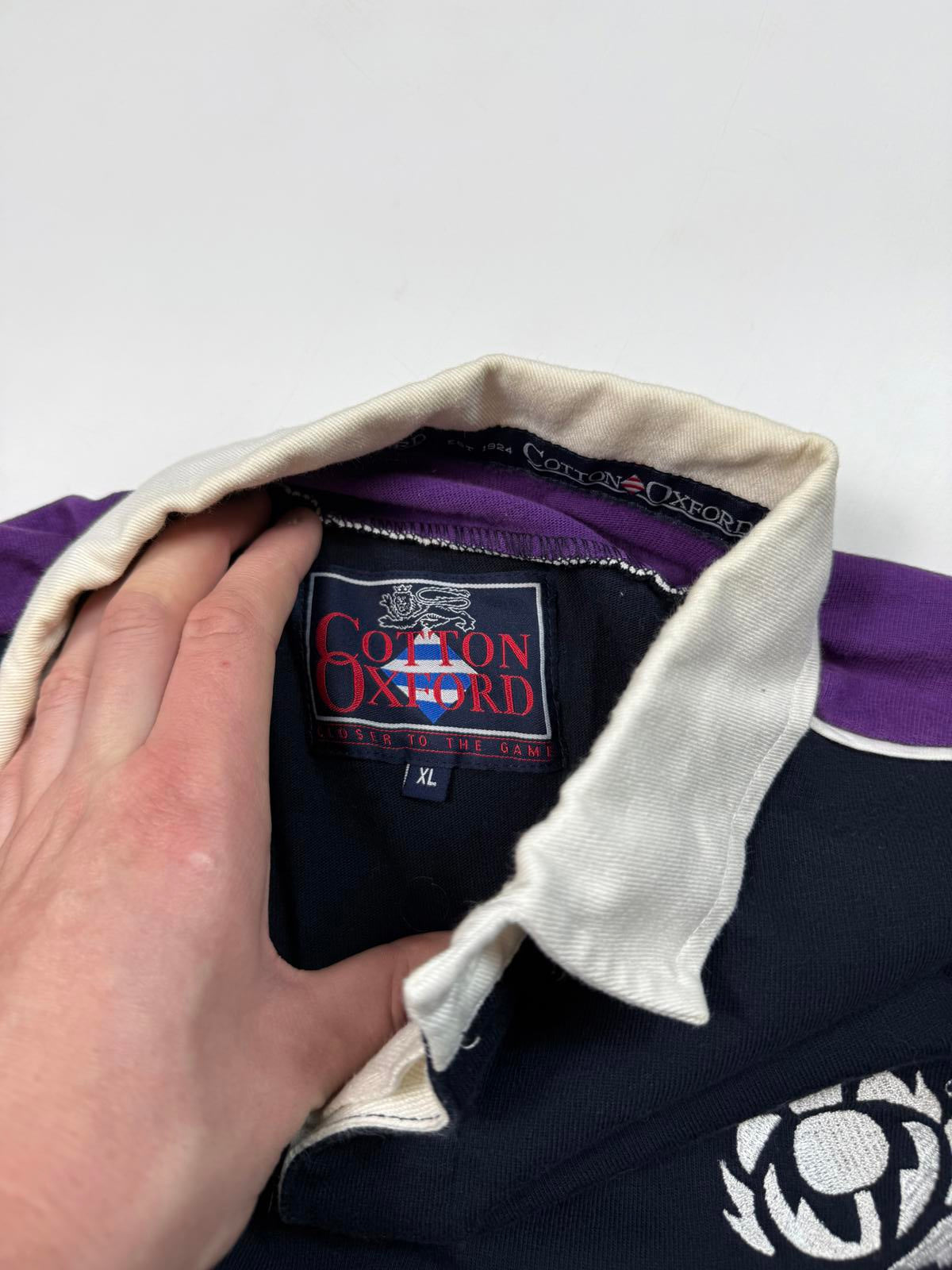 Vintage Scotland 1999/00 Cotton Oxford rugby union shirt (XL)