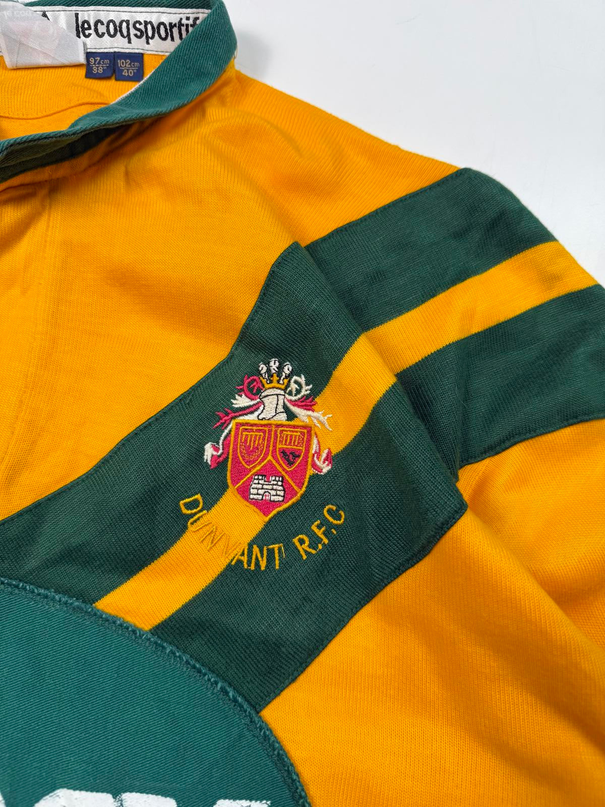 Vintage 90s Dunnant le coq sportif rugby union shirt (M)