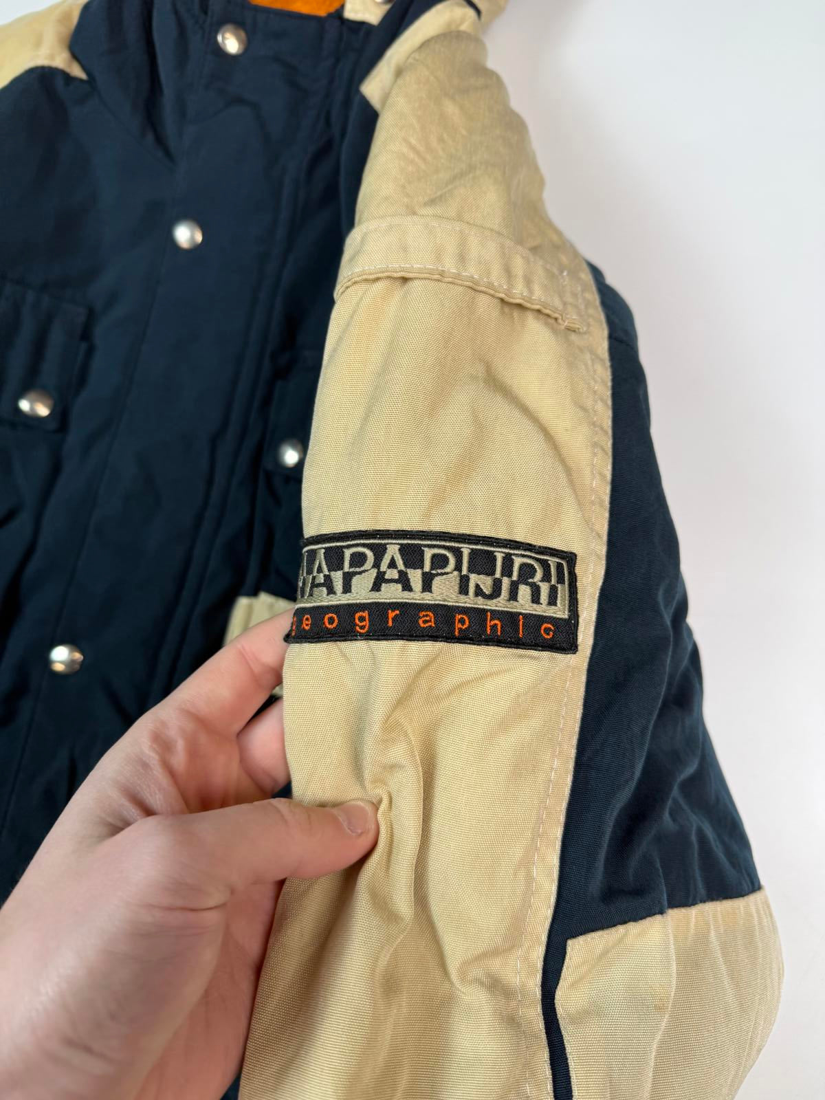 Vintage Napapijri geographic outdoor jacket