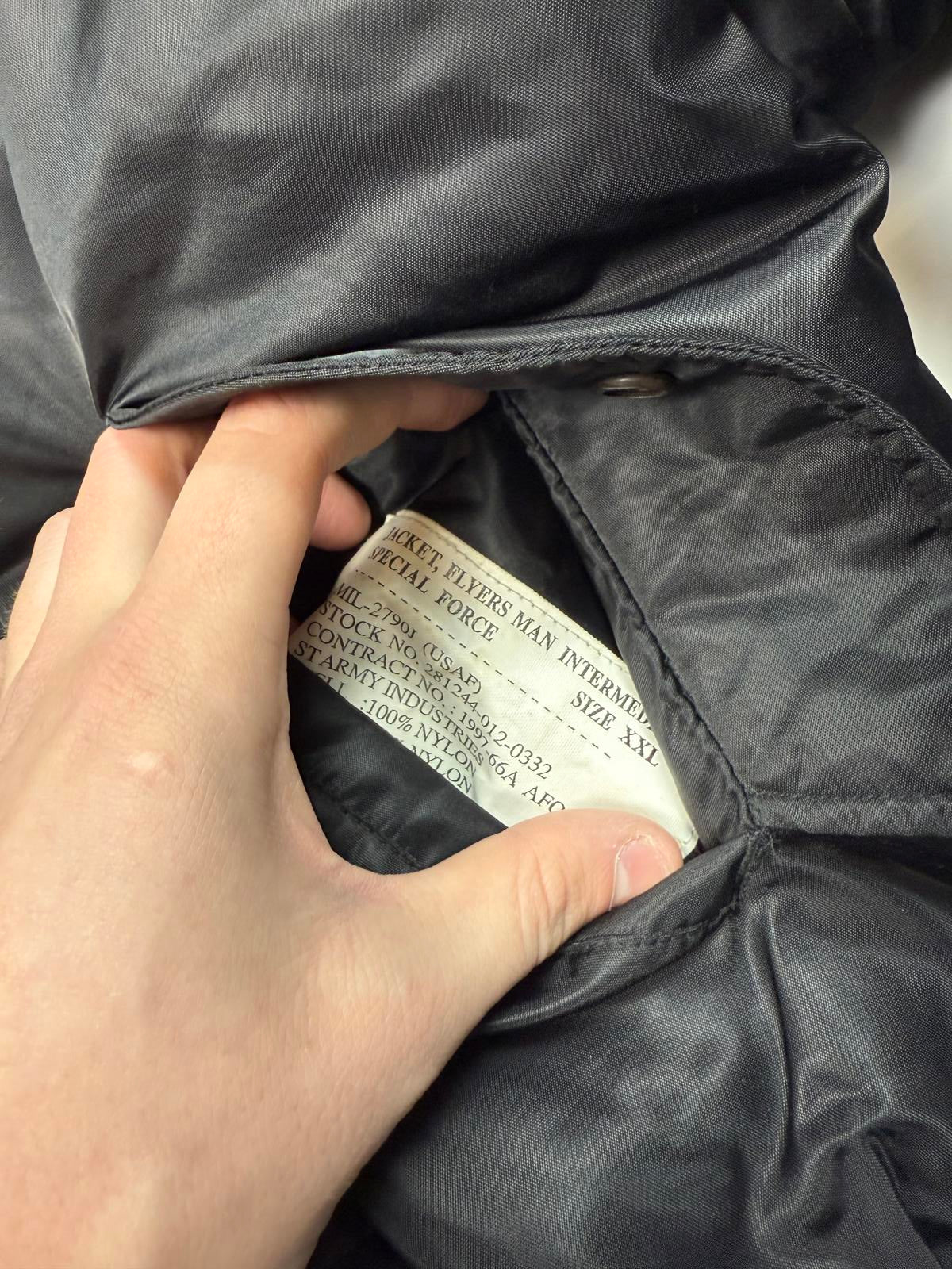 Vintage MA-1 Military bomber jacket (XXL)