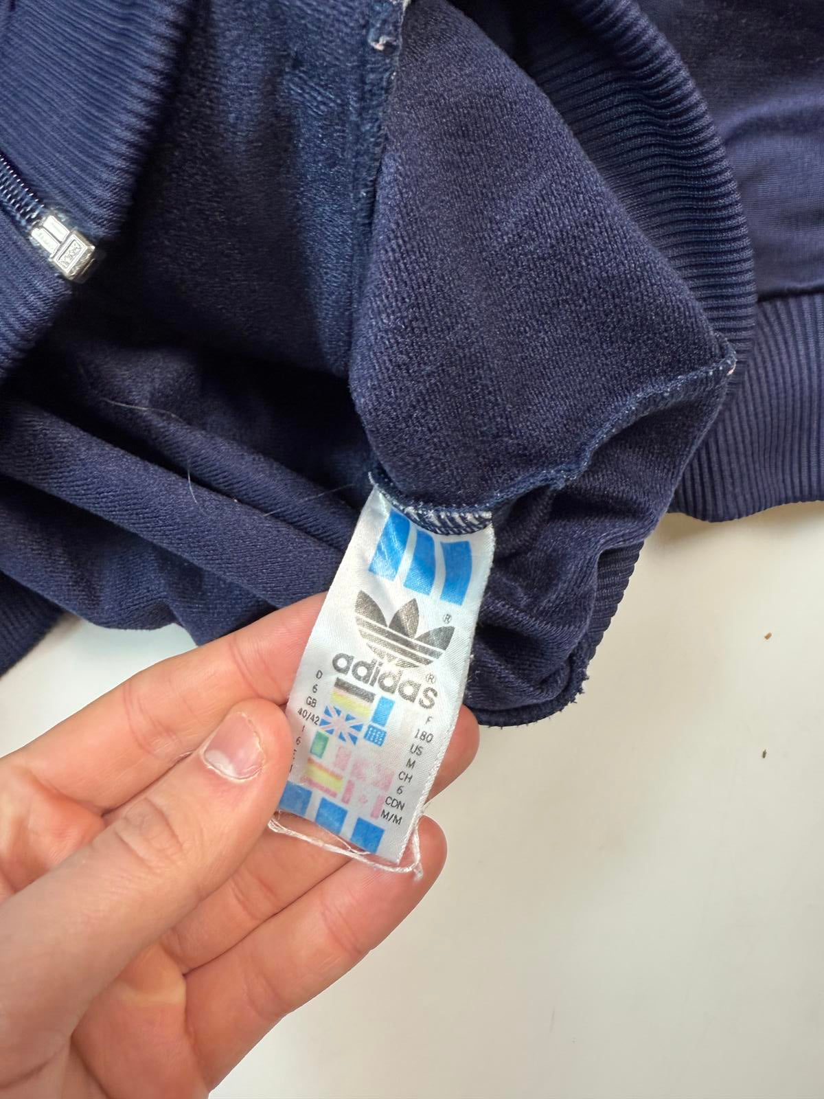 Vintage 90s Adidas originals colour block track top (M)