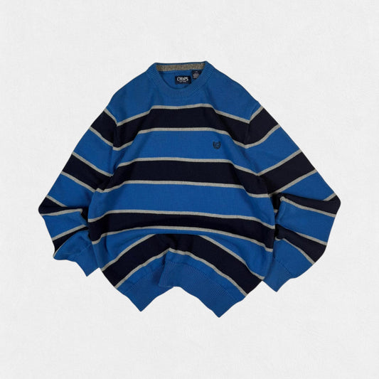 Vintage Chaps striped knit sweater (L)