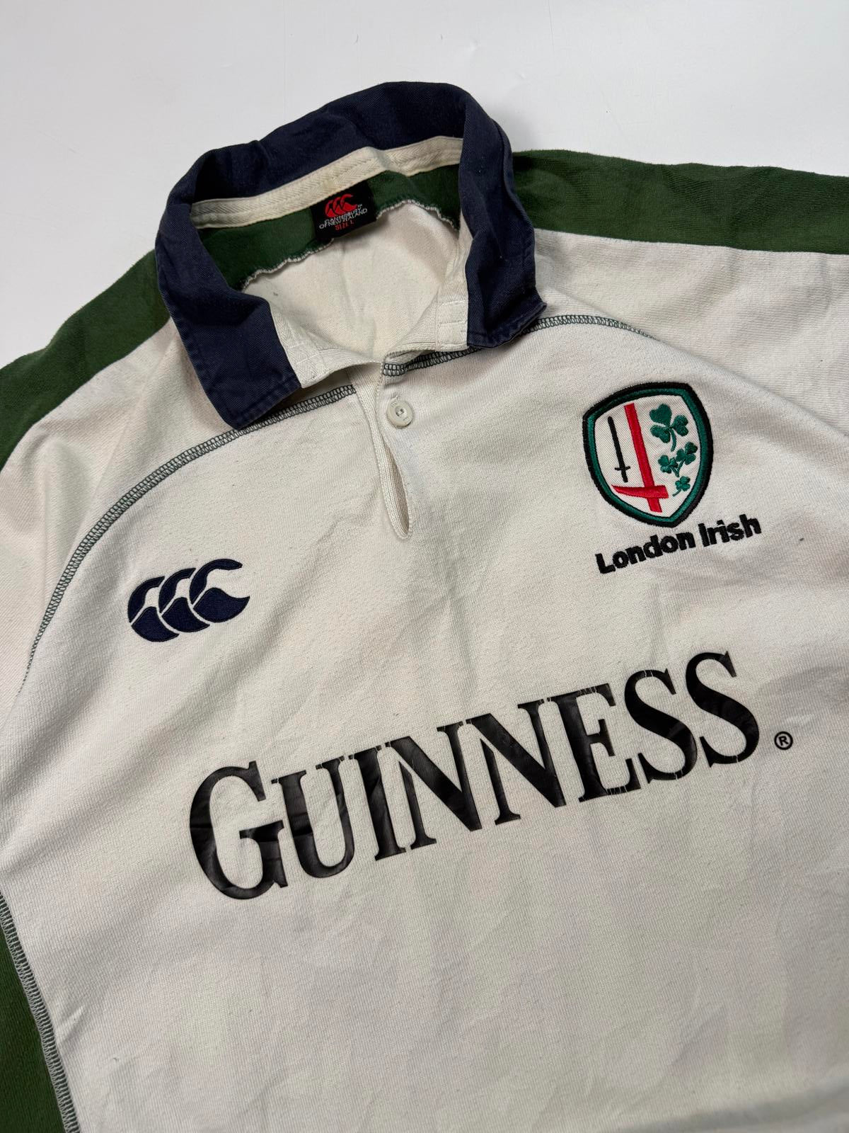 Vintage London Irish 2005/06 Canterbury away rugby union shirt (L)