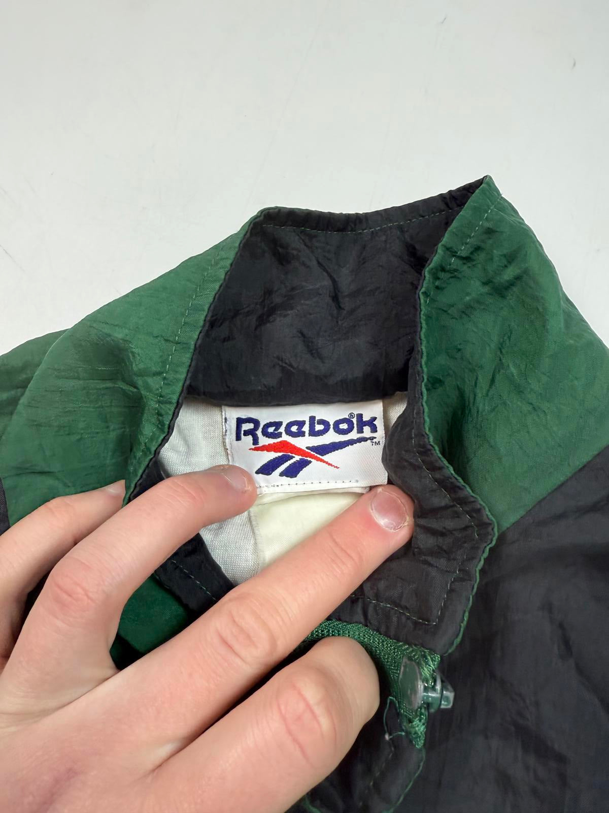 Vintage 90s Reebok colour block shell track jacket (L)