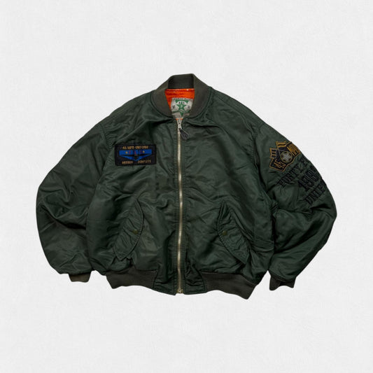 Vintage Military MA-1 bomber jacket (L)