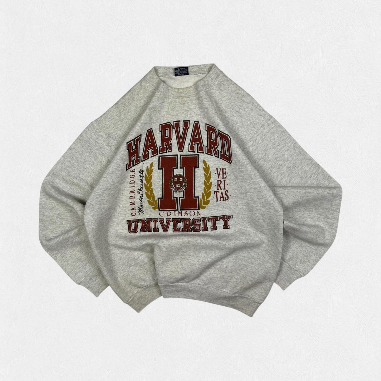 Vintage 90s Harvard university graphic sweatshirt (XL)
