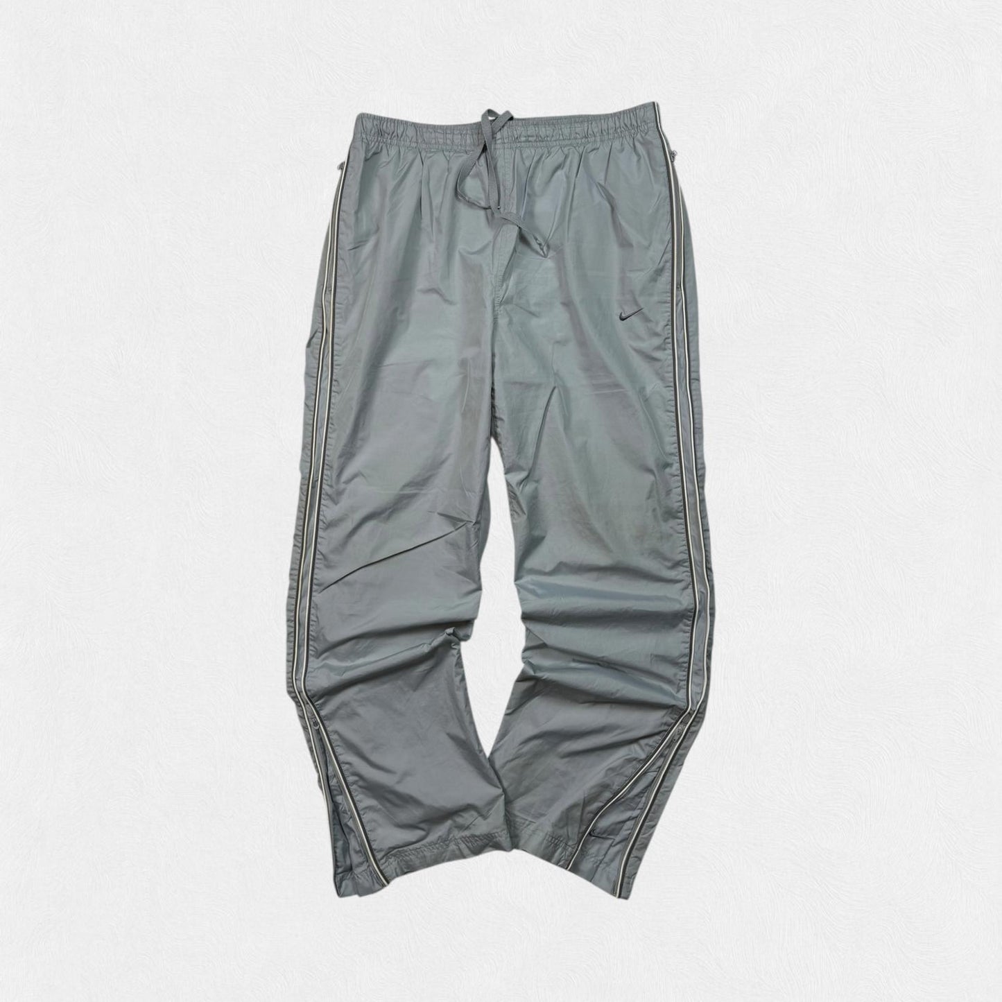 Vintage Nike side stripe baggy track pants (XL)