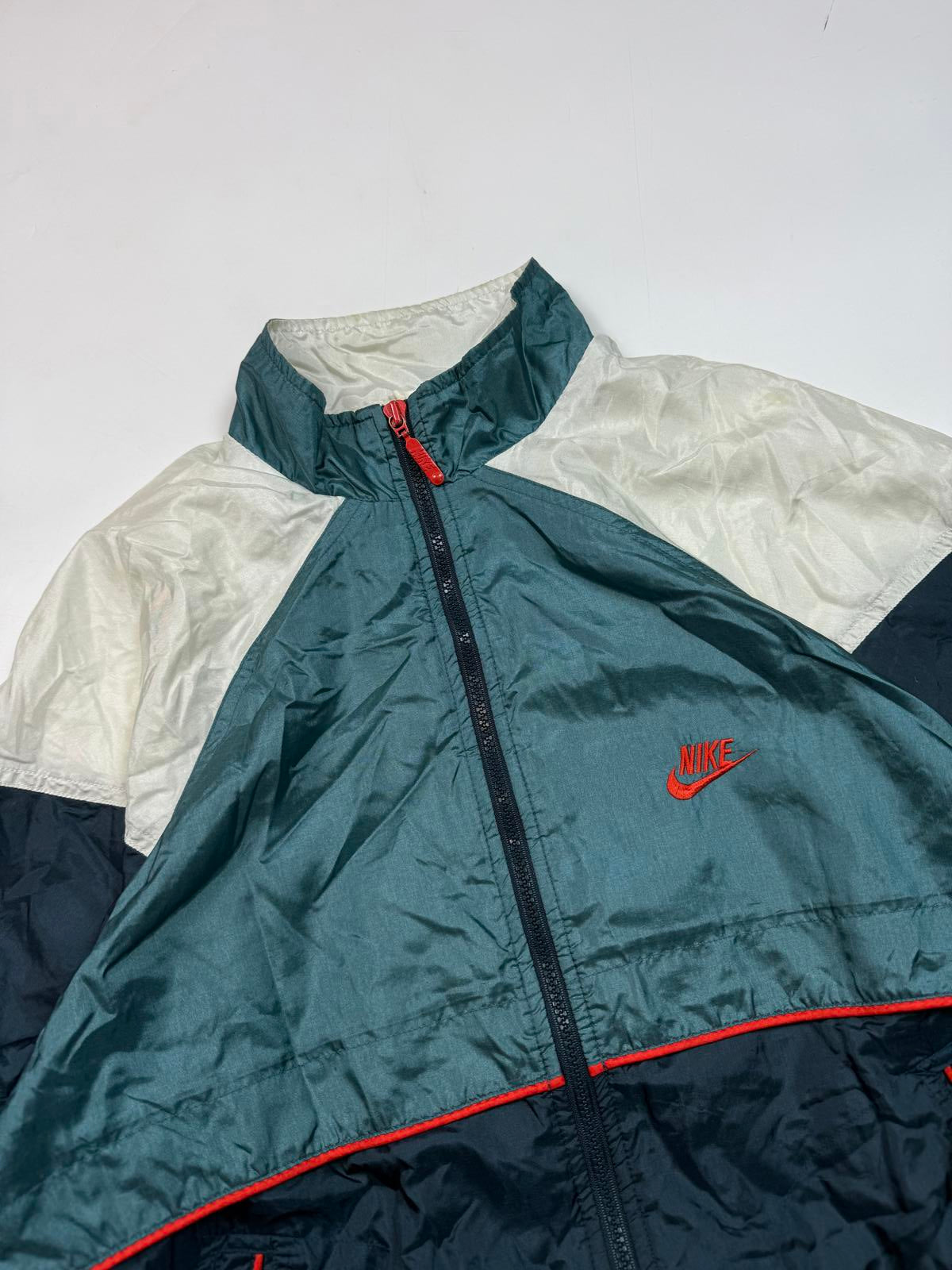 Vintage 90s Nike colour block track jacket (M)