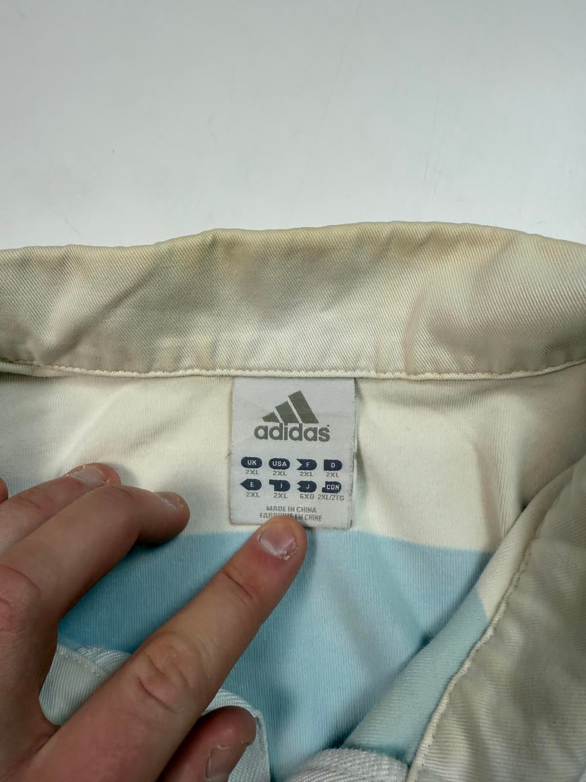 Vintage Argentina 2004 Adidas rugby union shirt (XXL)