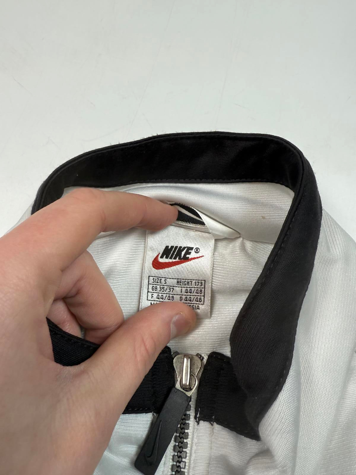 Vintage 90s Nike spell out track top (S)