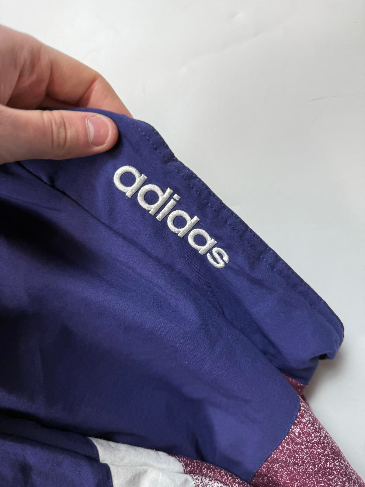 Vintage 90s adidas originals colour block track jacket (M)