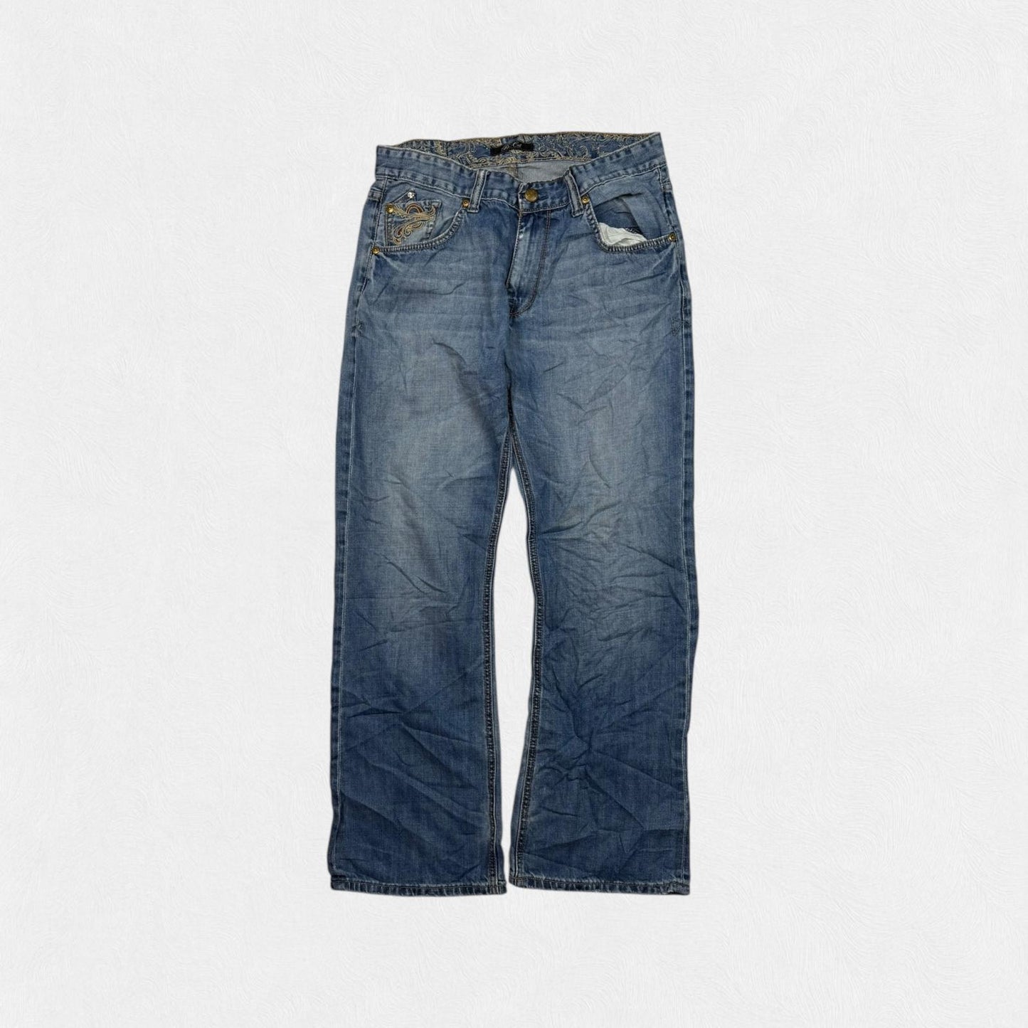 Vintage Y2K baggy hip hop Jeans (W32)