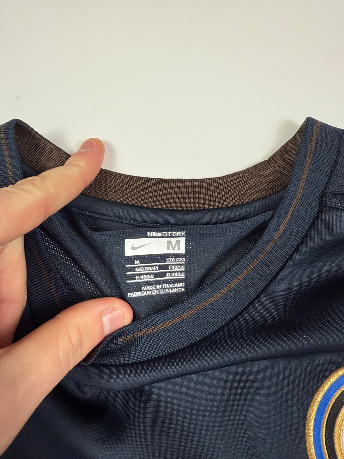 Vintage Inter Milan 2008/09 Nike training football shirt (M)