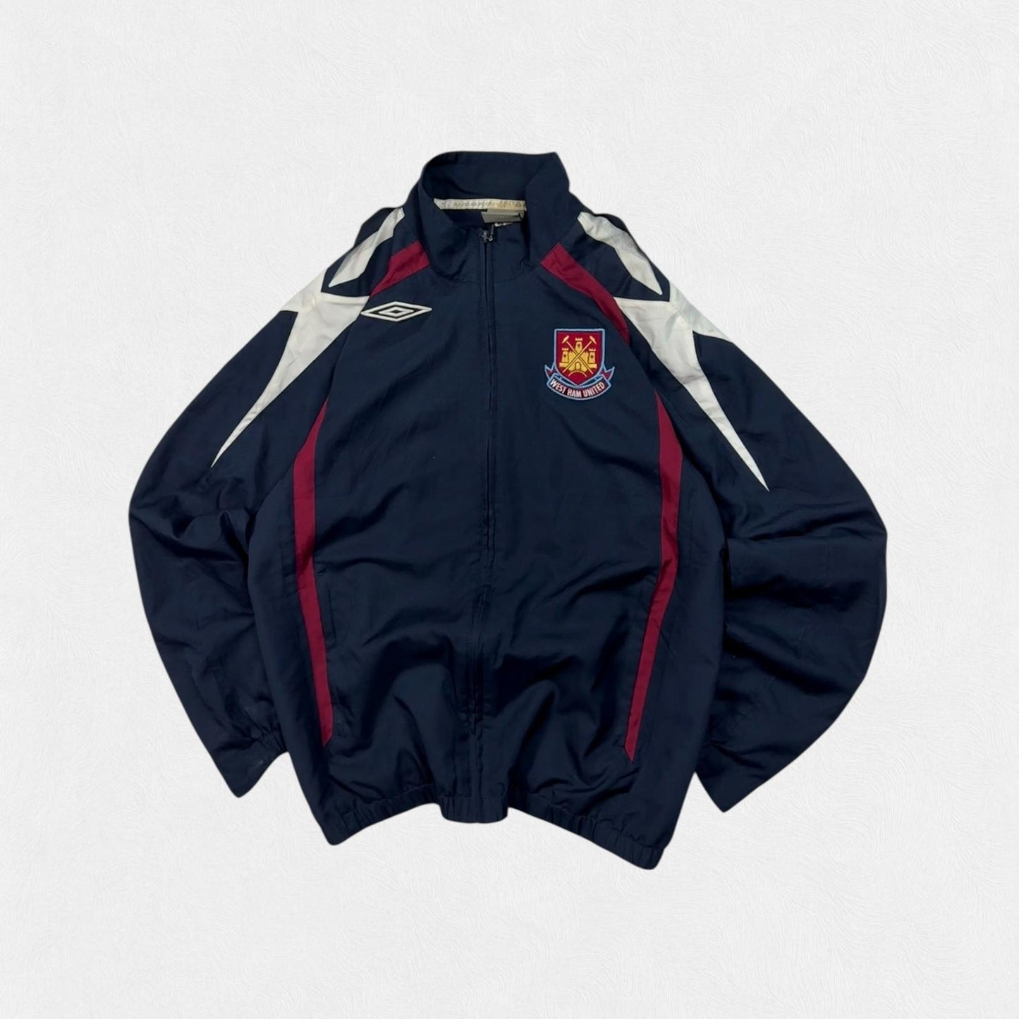 Vintage West Ham 2009/10 Umbro football track jacket (M)