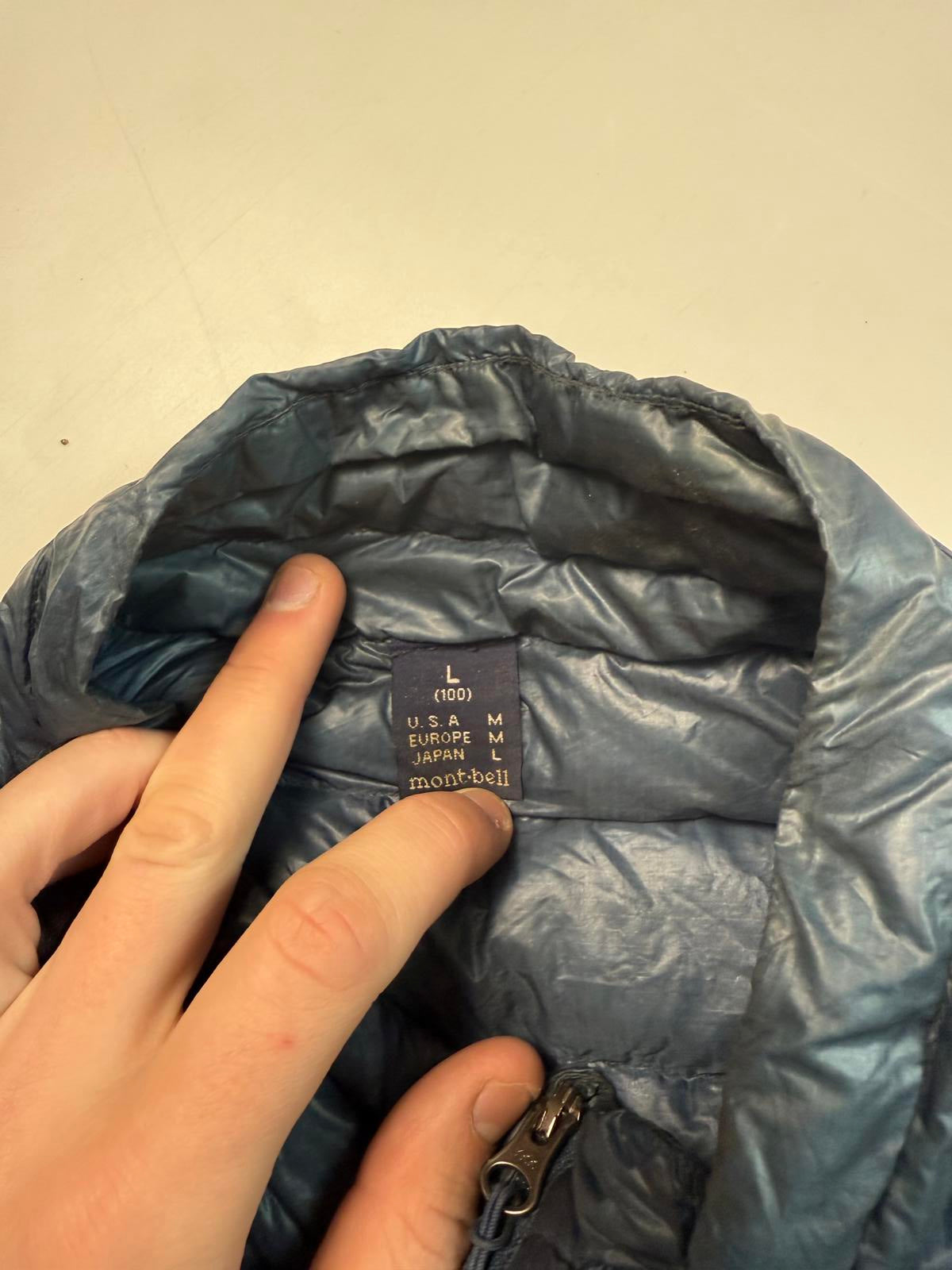 Mont Bell down gilet puffer jacket (M)