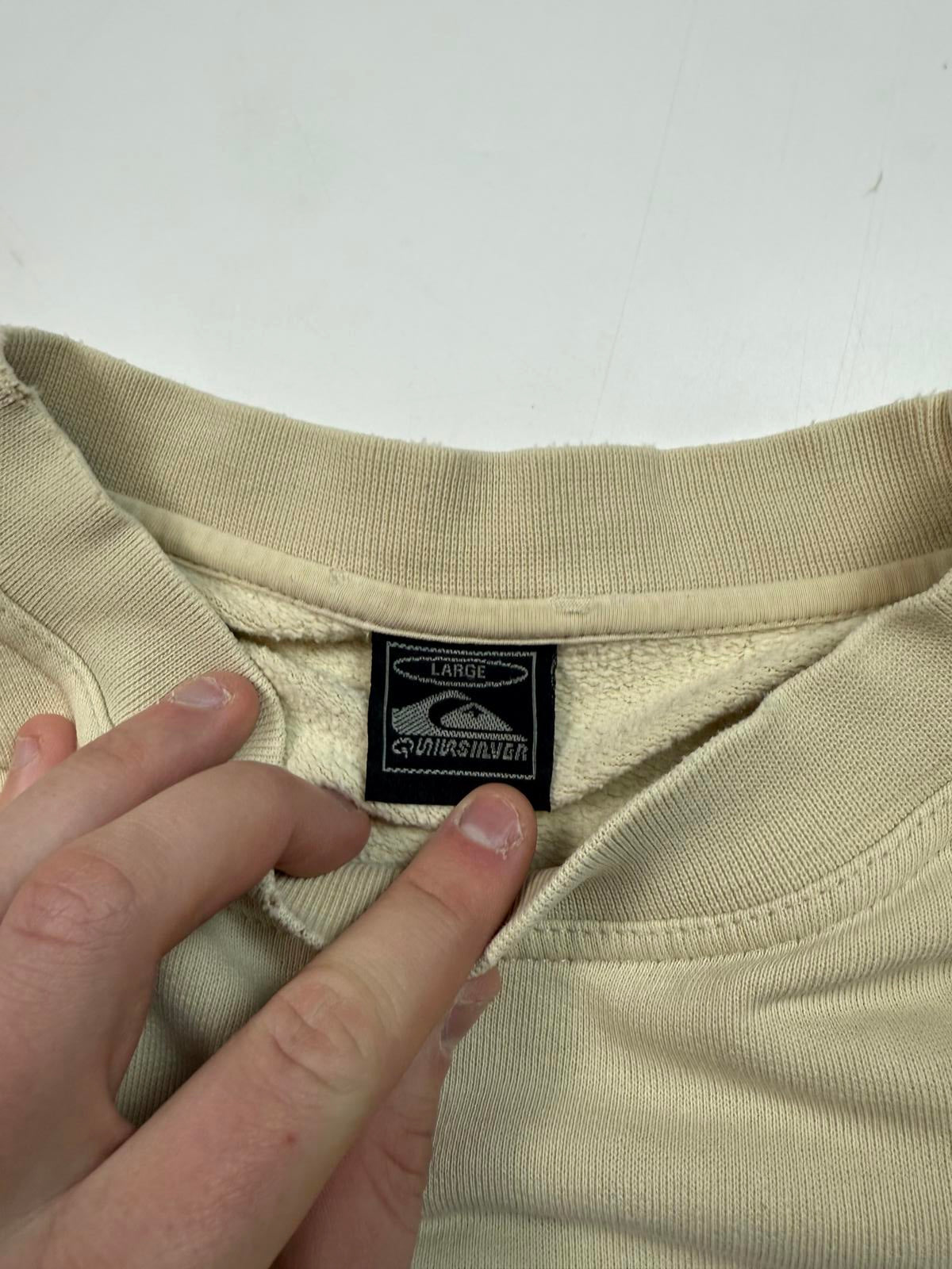 Vintage Y2K Quiksilver spell out sweatshirt (L)