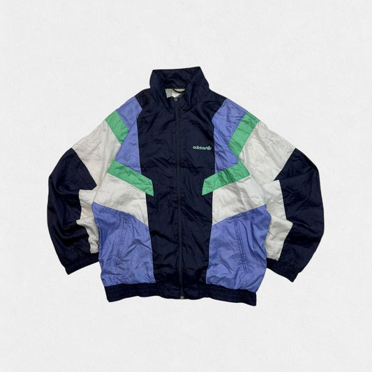 Vintage 90s adidas originals colour block track jacket (M)