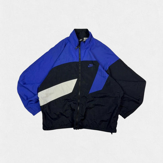 Vintage 90s Nike colour block shell track jacket (L)