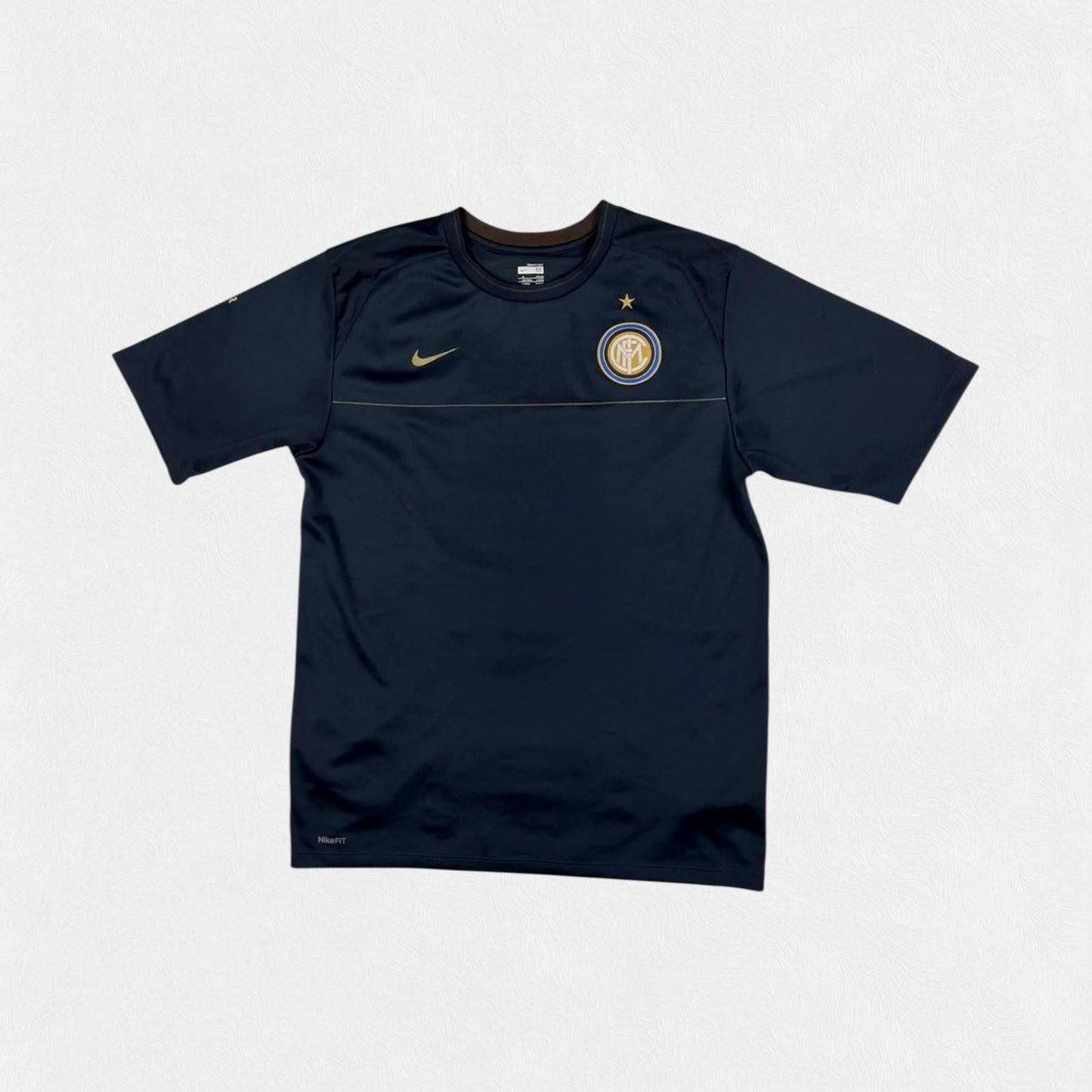 Vintage Inter Milan 2008/09 Nike training football shirt (M)