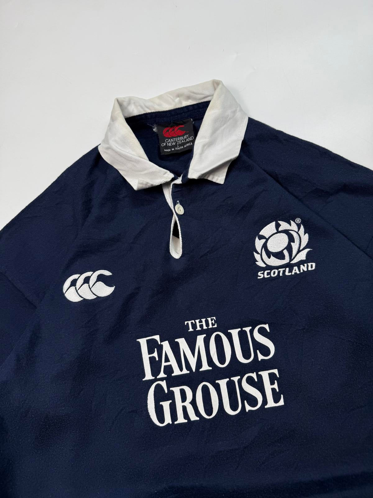 Vintage Scotland 2002-05 Canterbury rugby shirt (L)