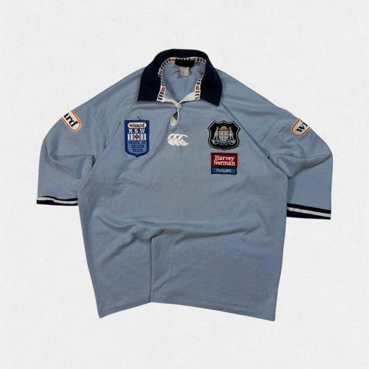 Vintage New South Wales Blues state of origin 1999/00 rugby league shirt (XL)