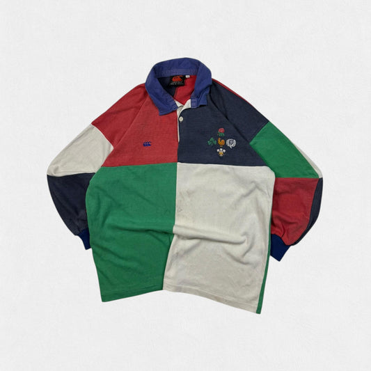 Vintage 90s Five nations Canterbury rugby union shirt (XL)