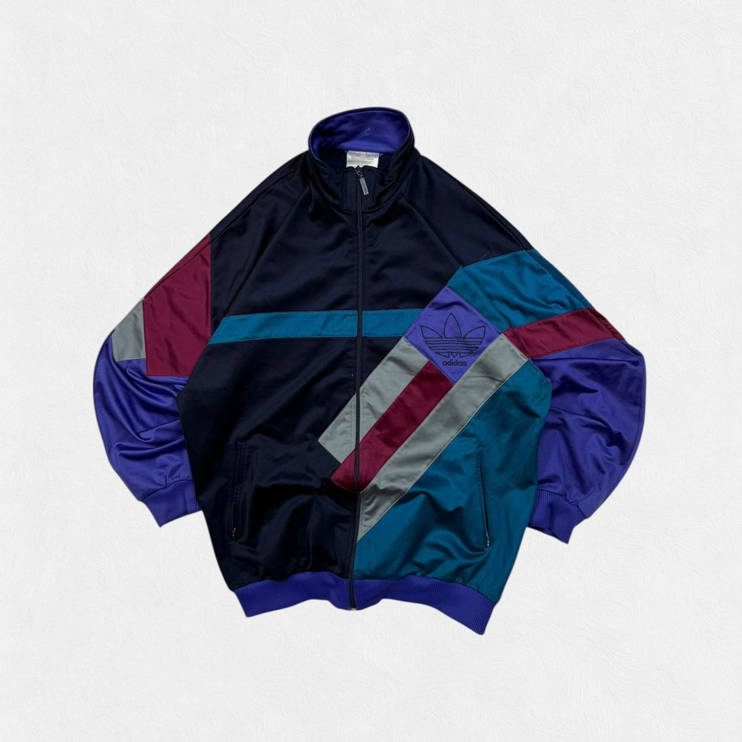 Vintage 90s adidas originals abstract track jacket (L)