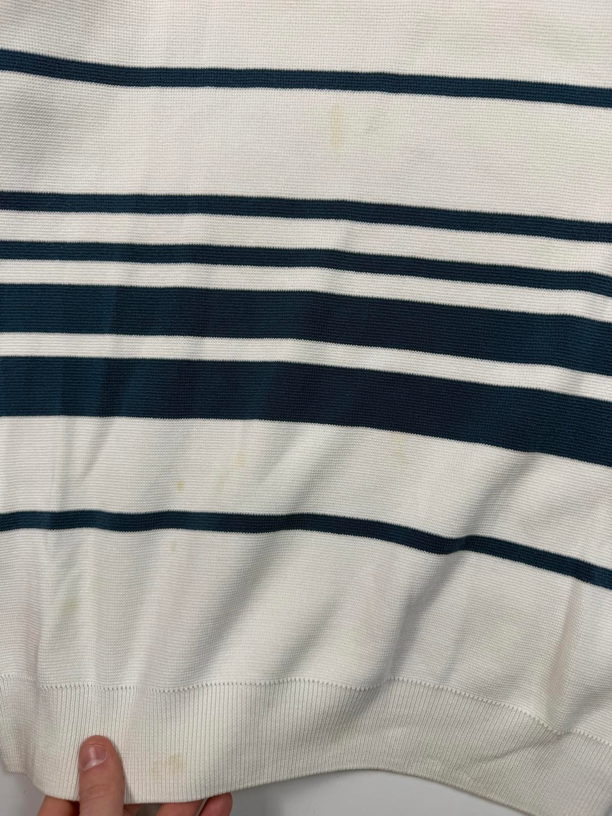 Lacoste striped knit sweater (S)