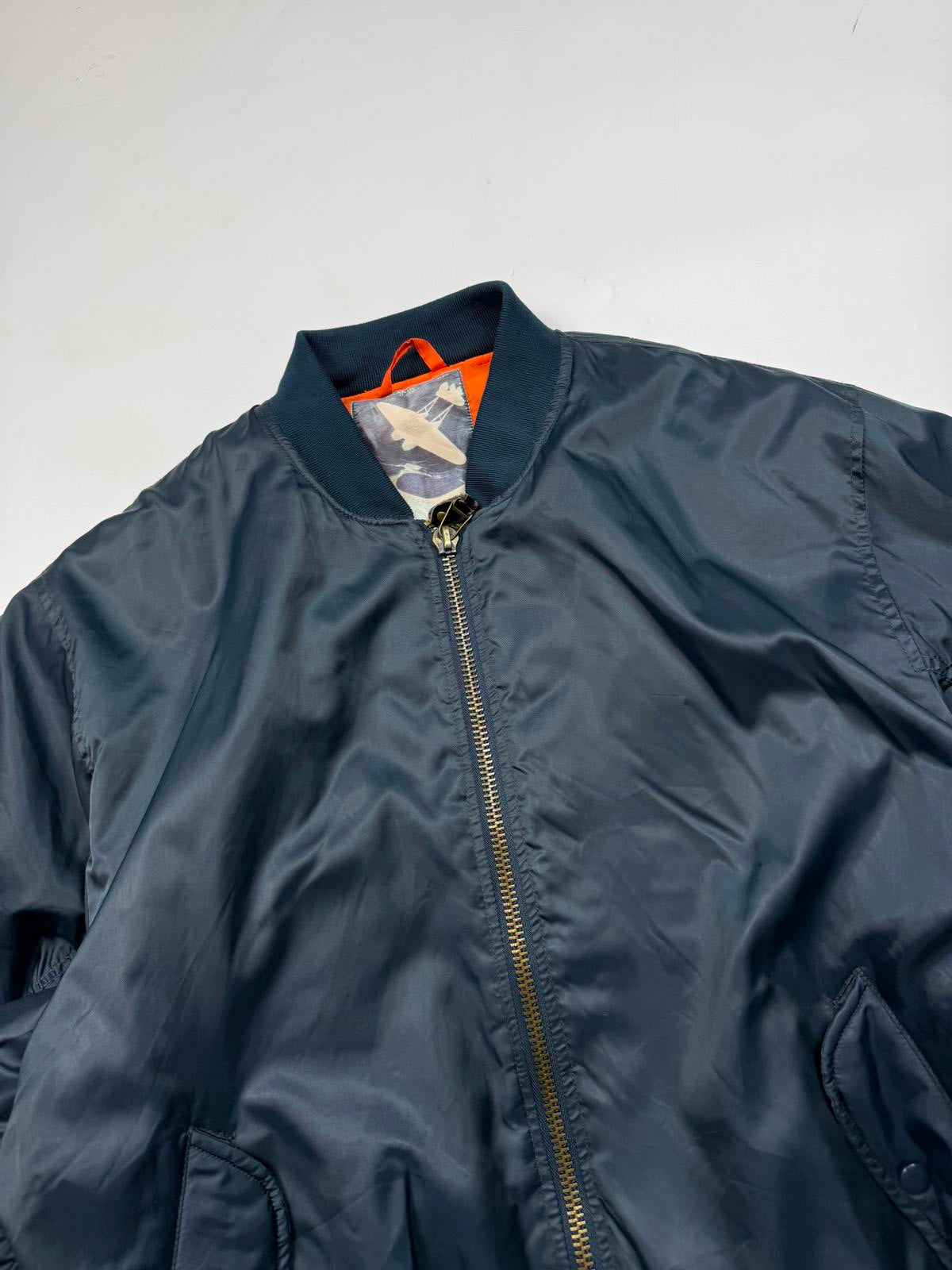 Vintage 90s MA-1 Military bomber jacket (L)