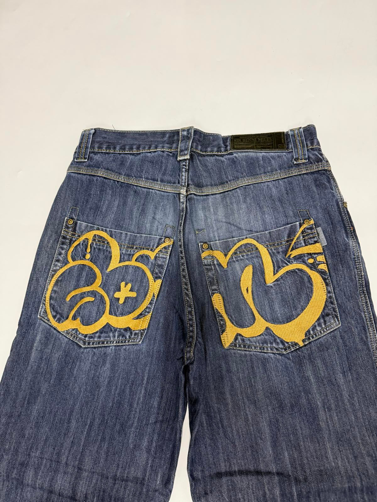 Vintage Sir Benni Miles baggy hip hop jeans (W34)