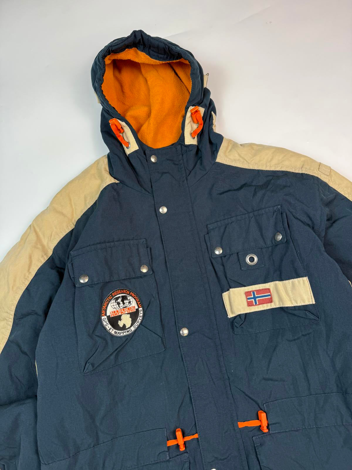 Vintage Napapijri geographic outdoor jacket