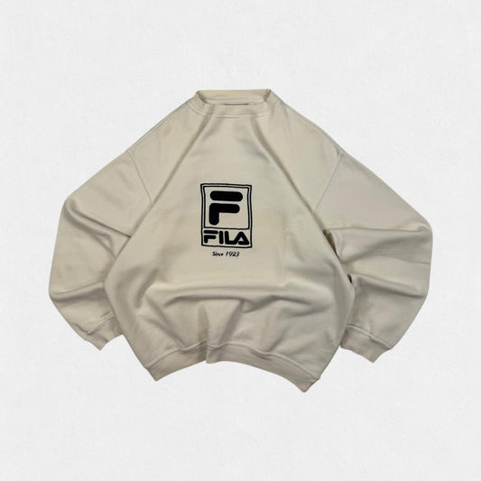 Vintage Fila centre logo sweatshirt (L)