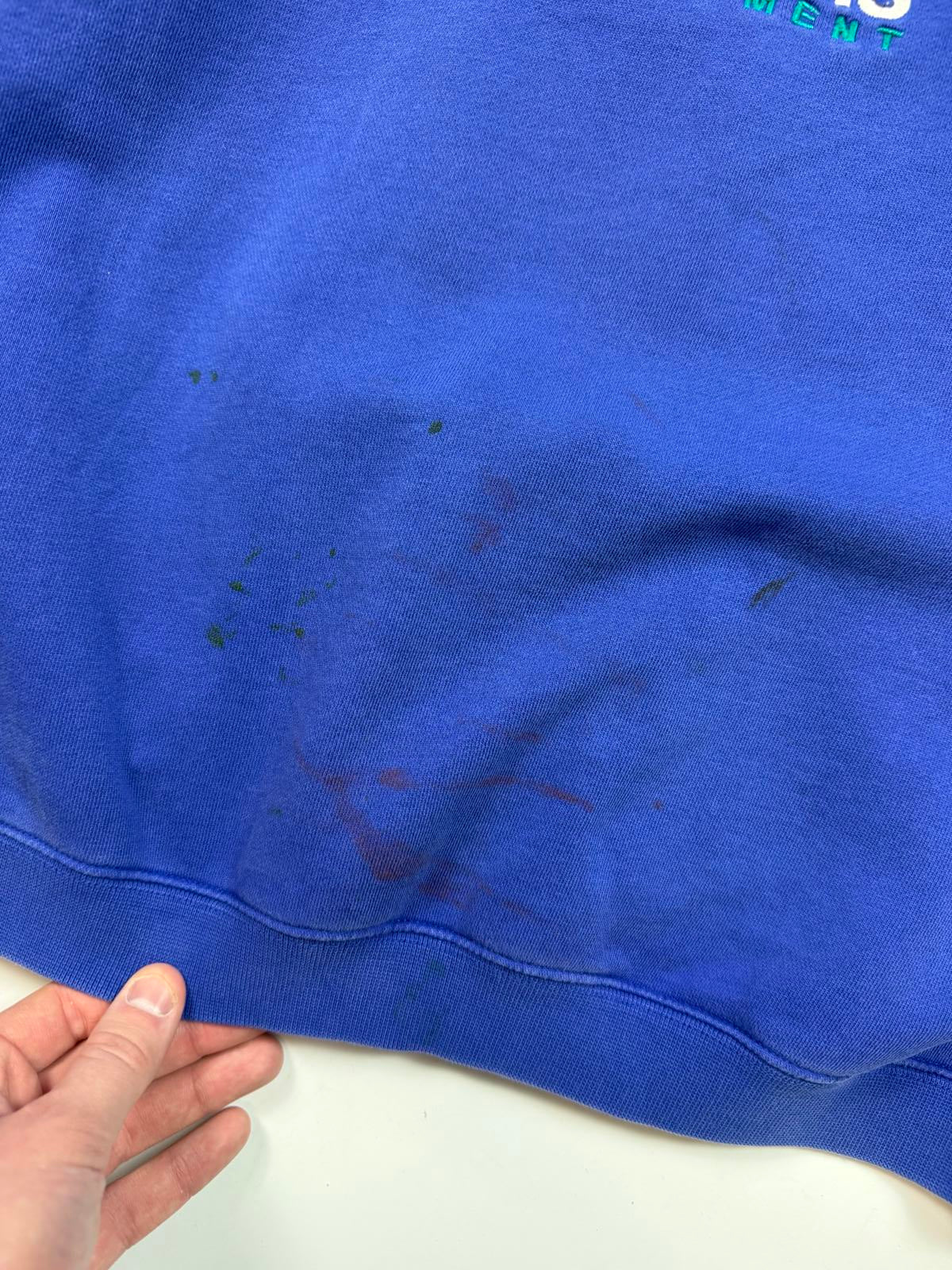 Vintage 90s Adidas equipment centre logo sweatshirt (S)