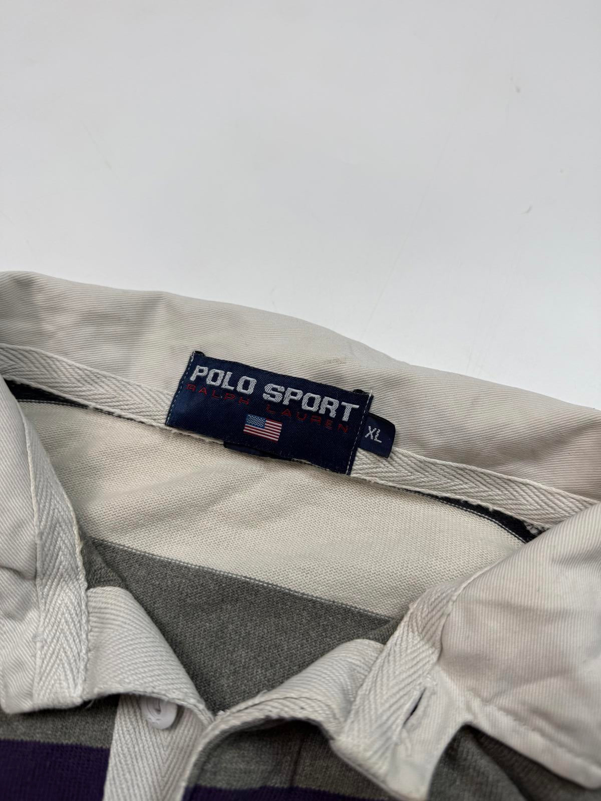Vintage 90s Polo Sport Ralph Lauren rugby polo shirt (XL)
