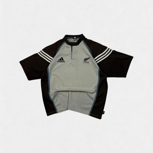 Vintage New Zealand 2001/02 Adidas training rugby shirt (XL)